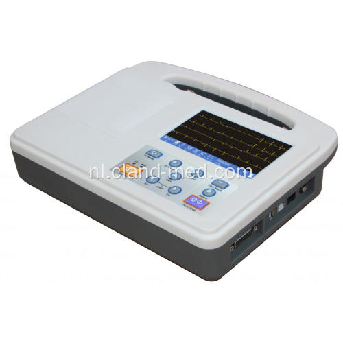 Draagbare digitale 1-kanaals ECG-machine-elektrocardiograaf